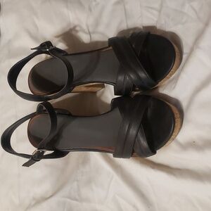 Arizona cork heel sandals